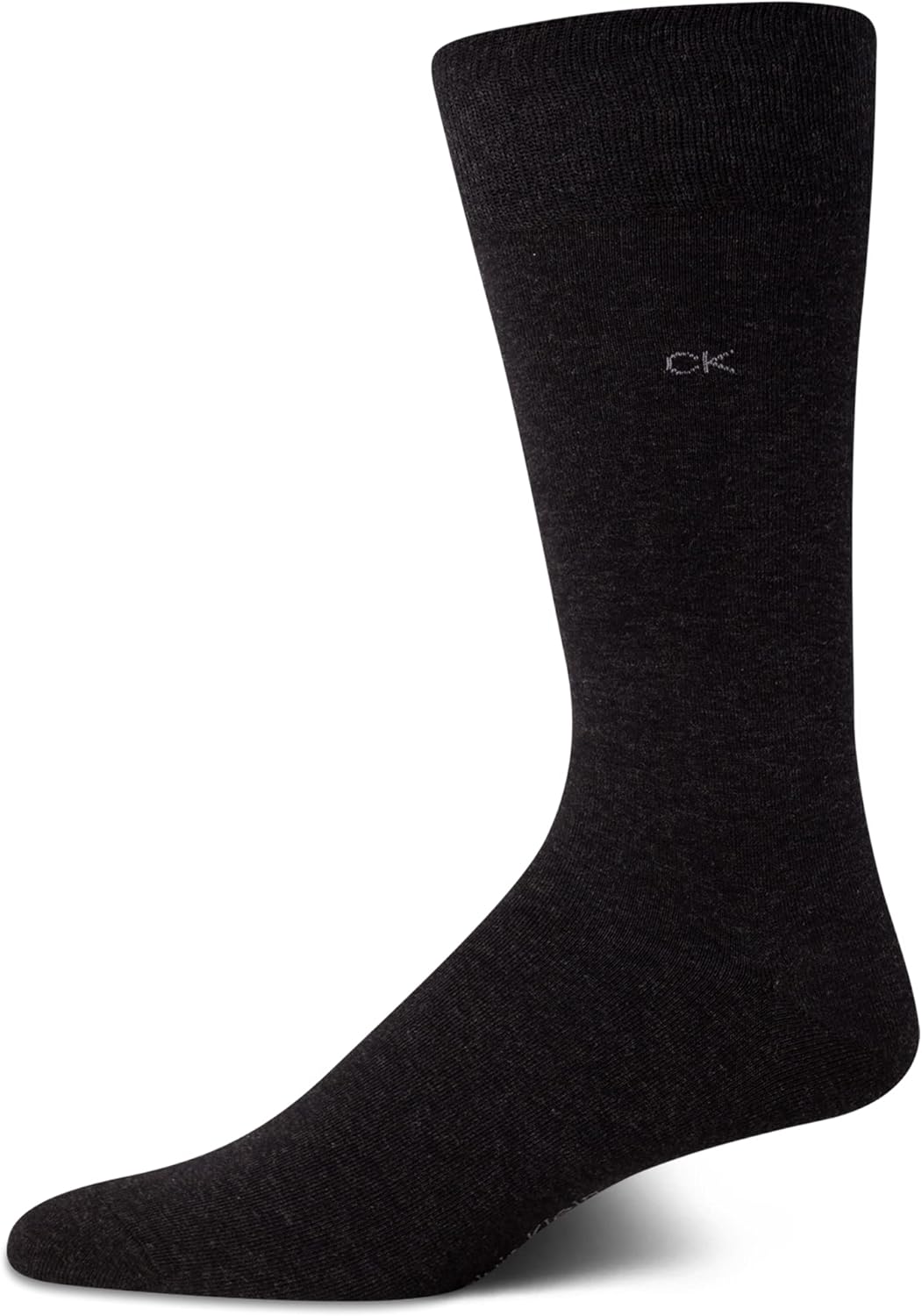 

Мужские носки Calvin Klein - 1 пара, легкие, эластичные, мягкие, рабочие носки для мужчин, для повседневного делового и формального стиля., Heather Grey