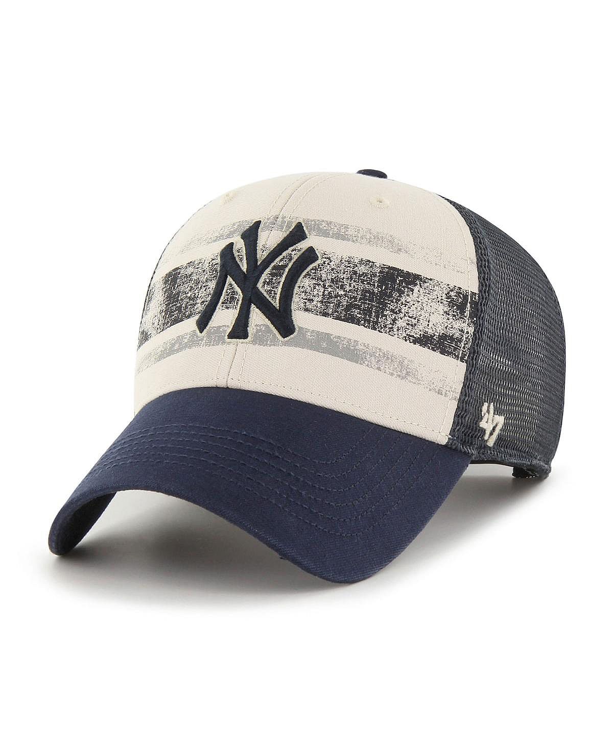 

Мужская темно-синяя регулируемая кепка New York Yankees Breakout MVP Trucker '47 Brand