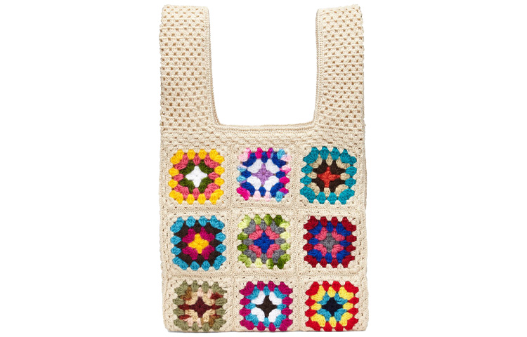 Хлопковая сумка Regular женская разноцветная MARNI, Set (Bag+Dust Bag) — фото 3