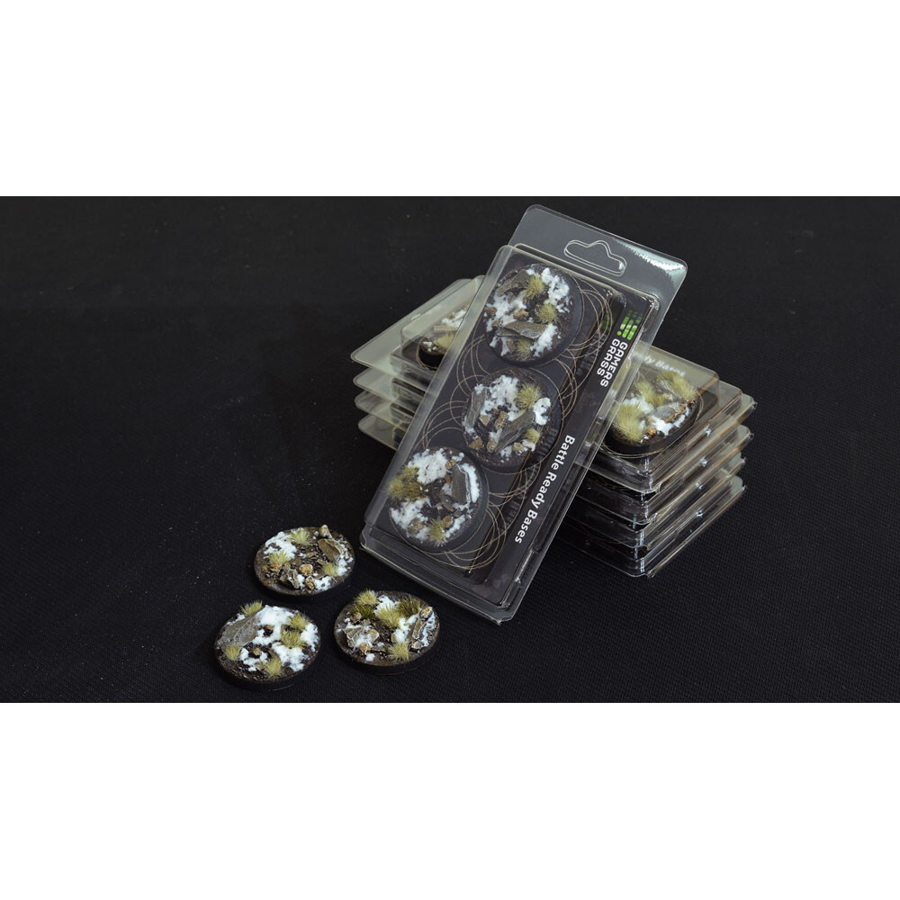 

Аксессуары Gamers Grass Battle Ready Bases: Winter - Round 50mm (3)
