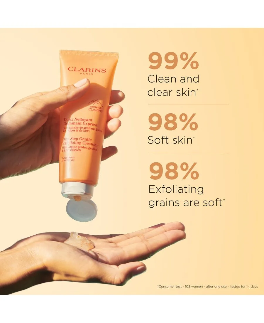 Лосьон Clarins — Одношаговое мягкое отшелушивающее очищающее средство, 100 мл — фото 2