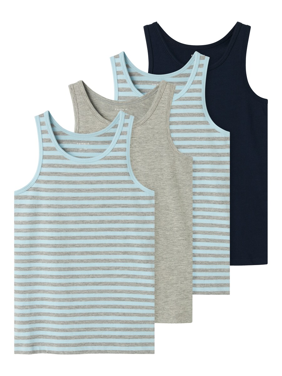 

Майка NAME IT, цвет Night blue/Sky blue/Grey