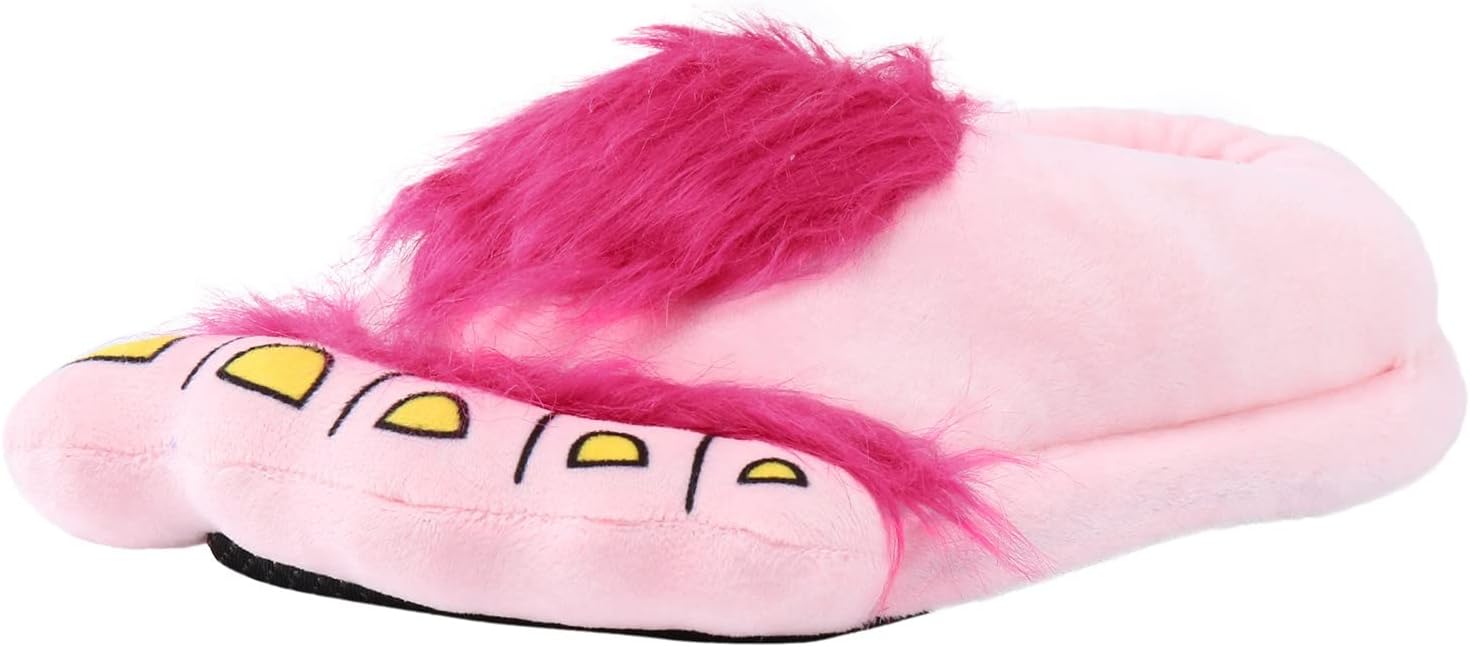 

Забавные тапочки Dsisskai унисекс, оригинальные шуточные подарки для взрослых, милые домашние зимние пушистые тапочки, противоскользящие мягкие домашние тапочки для женщин и мужчин, розовый