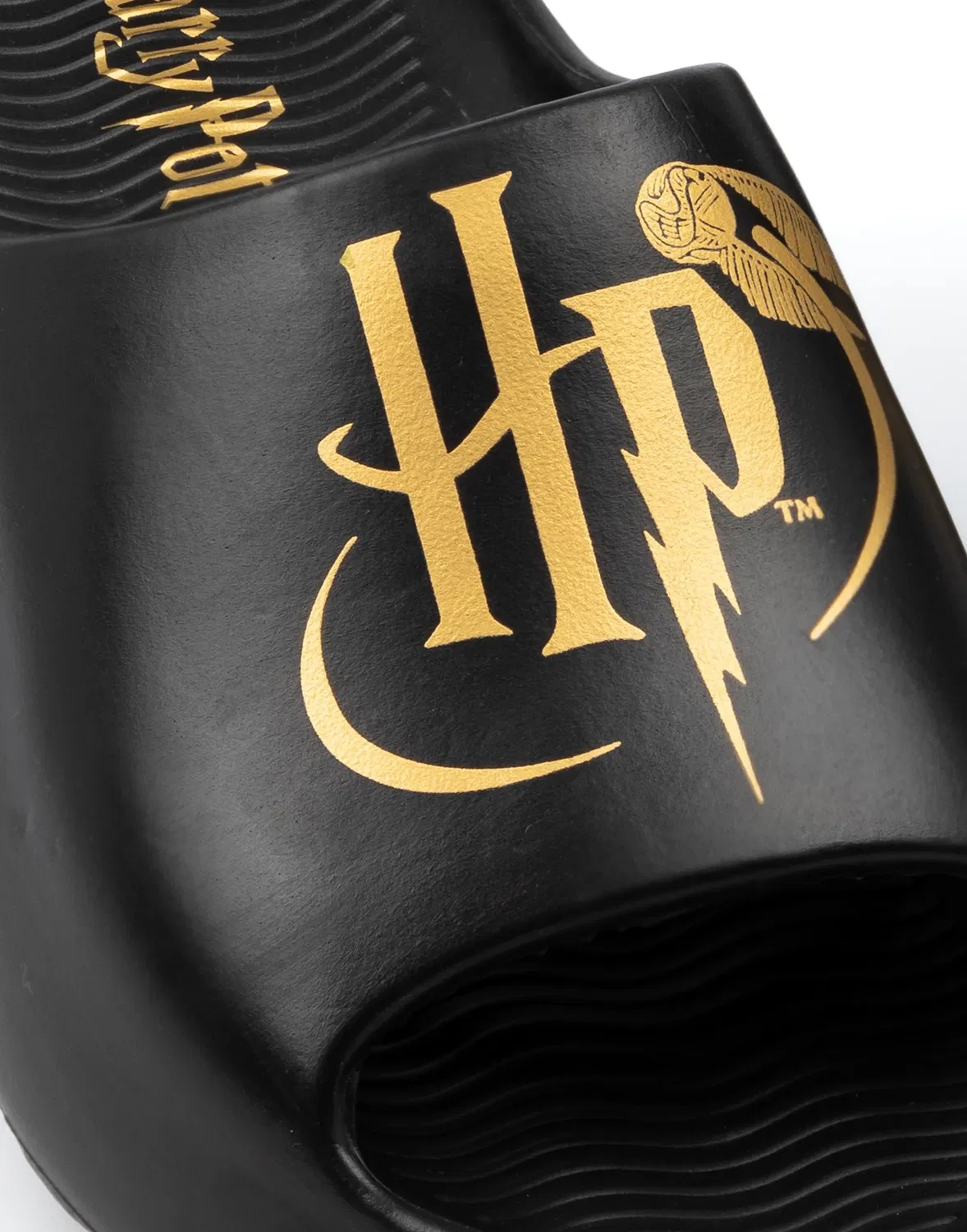 Сланцы Harry Potter с логотипом, черные, детские, черный — фото 4