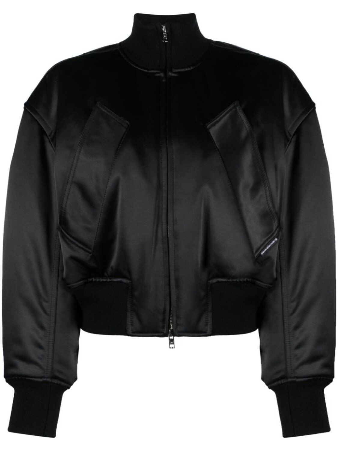 

Alexander Wang дутый бомбер с логотипом, черный