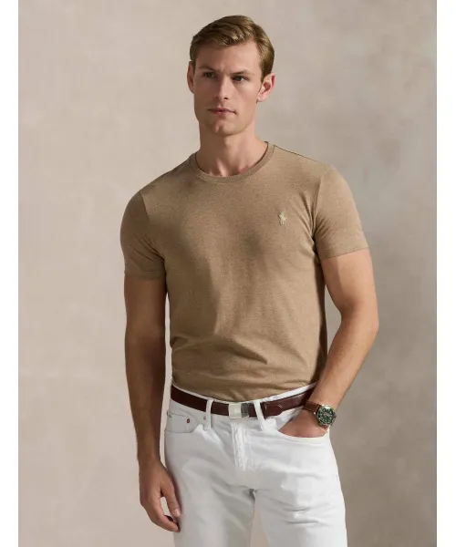 

Футболка Slim fit Polo Ralph Lauren, бежевый