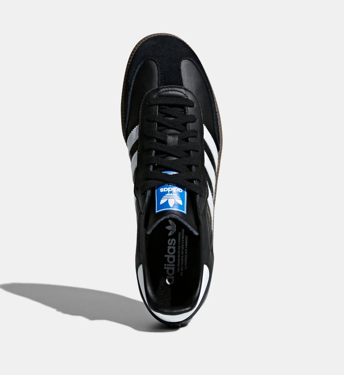 Низкие кроссовки Samba Adidas Originals, черный — фото 4