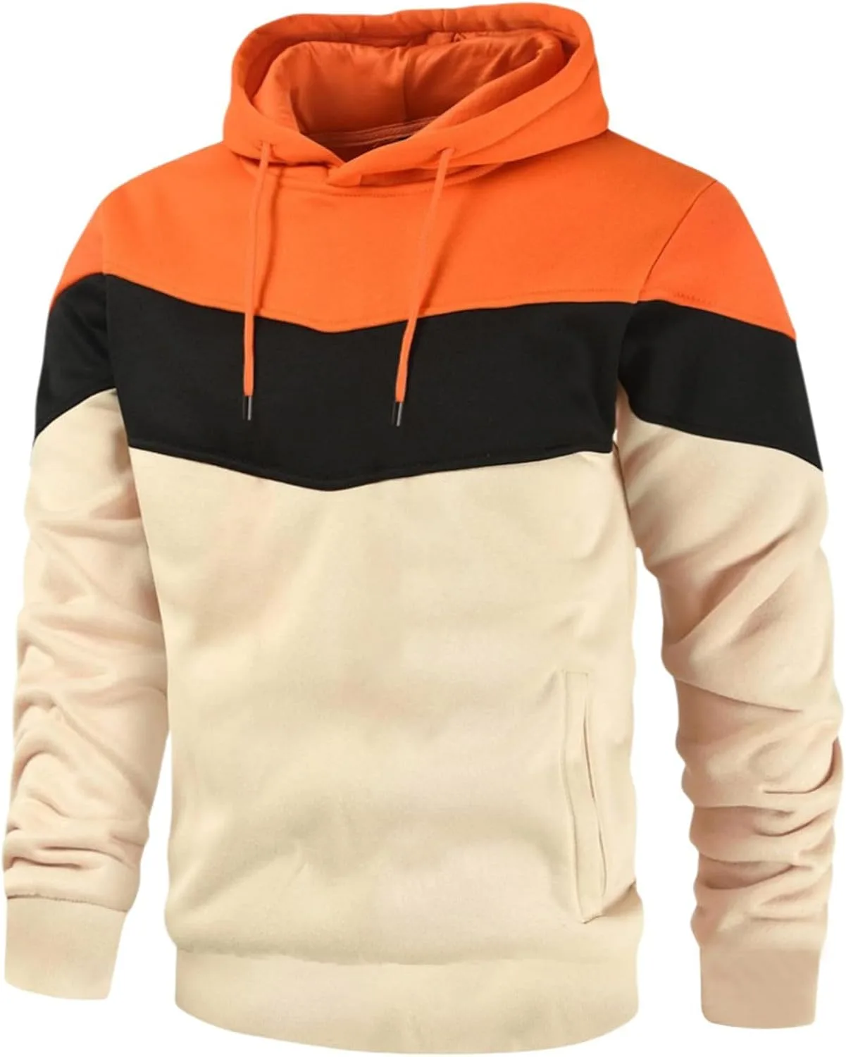 

Толстовка Cambkatl Color Block с капюшоном и карманами