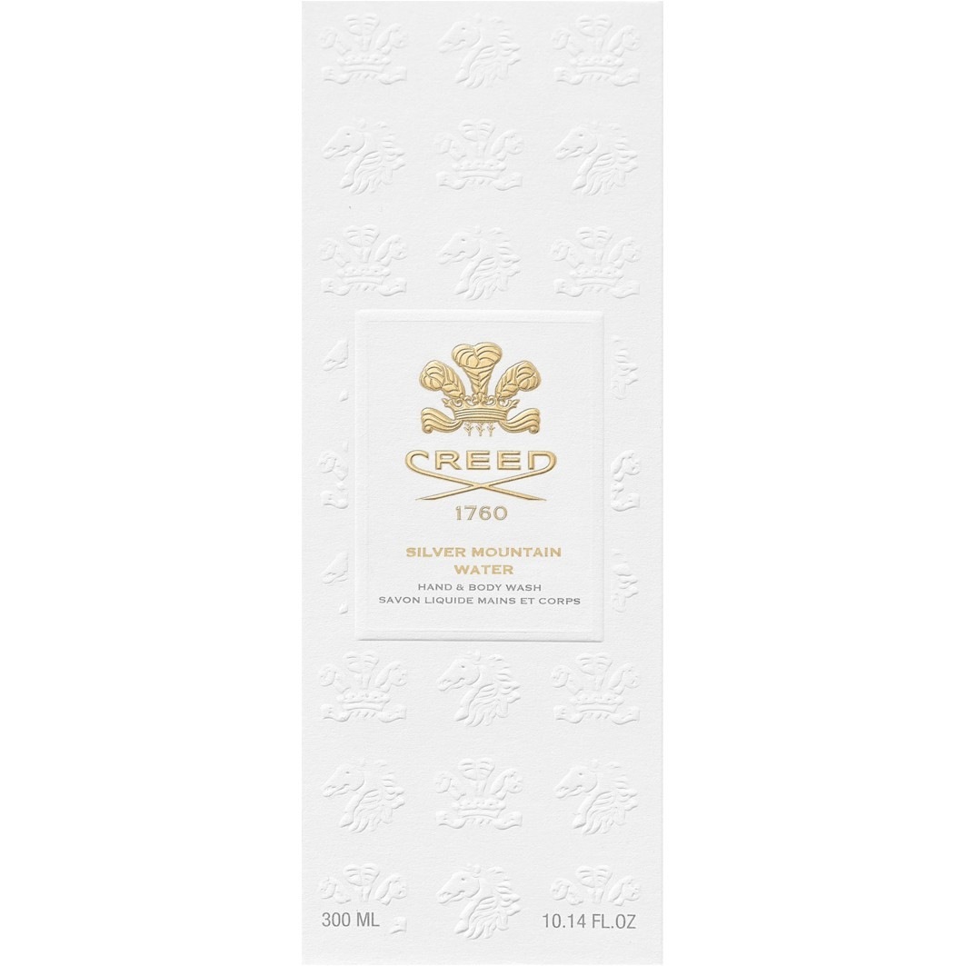Гель для душа silver mountain water hand & body wash Creed, объем 300 мл — фото 3