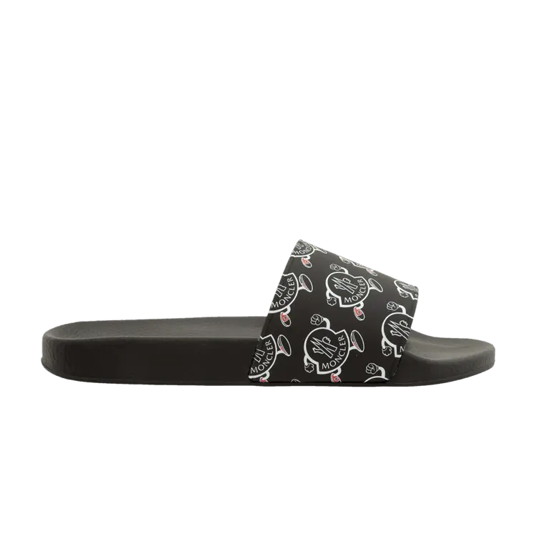 

Кроссовки Moncler Basile Slide Black, черный