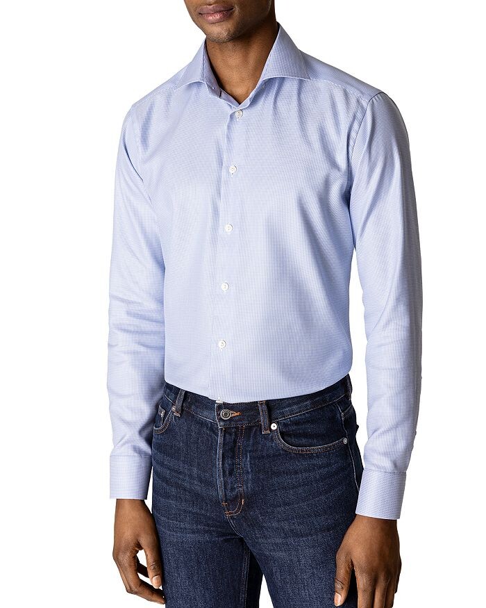 

Рубашка Slim Fit в ломаную клетку Eton