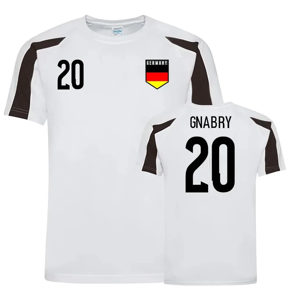 Детская футбольная тренировочная джерси Gnabry 20 Germany, мультиколор