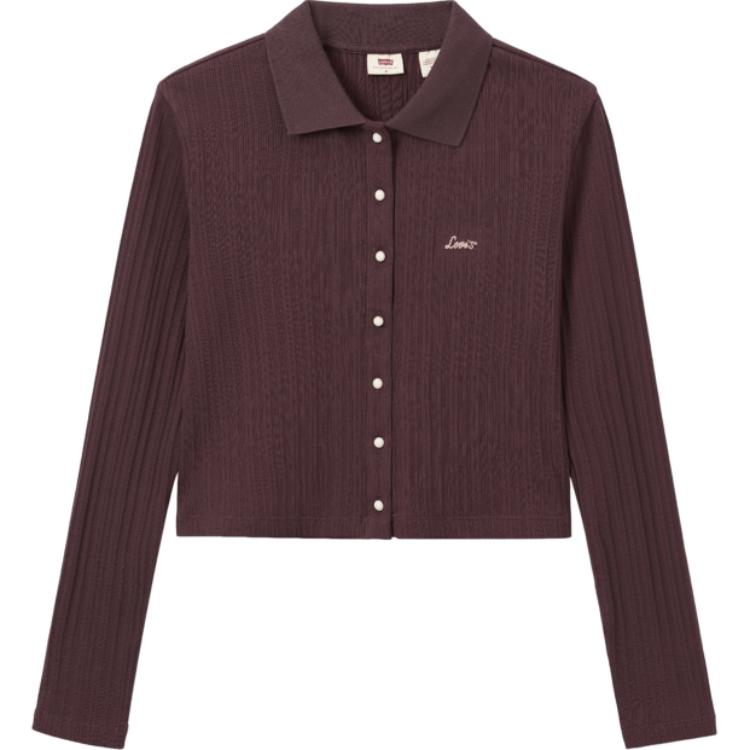 

Левис Обычная Футболка Женская Вино Красный Левис