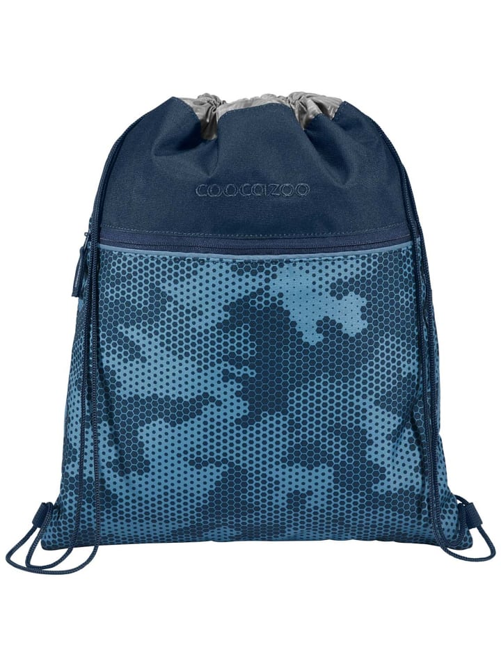 

Coocazoo Сумка на завязках Geometric Sky синего цвета