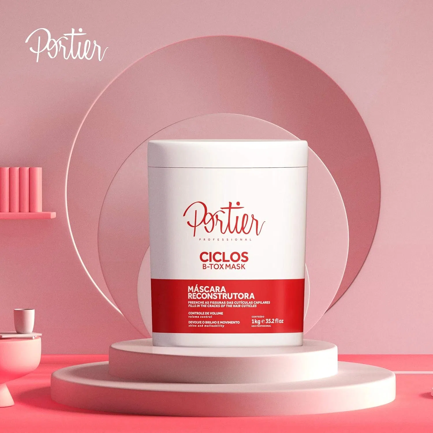 Маска Portier Ciclos Btox Regenerating Capillary Seal, 1 кг Portier — фото 4
