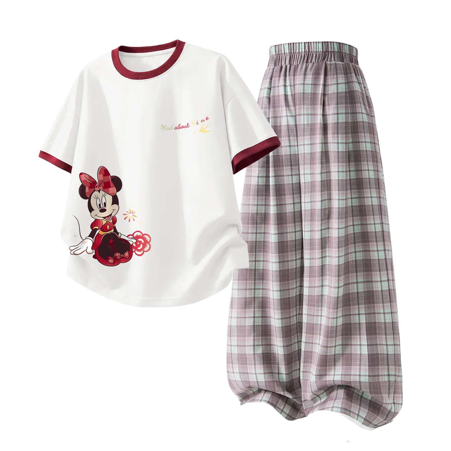 

Детская спортивная футболка с круглым вырезом Disney, di xián zǐ window flower k garnet красный+solid color quartz розовый