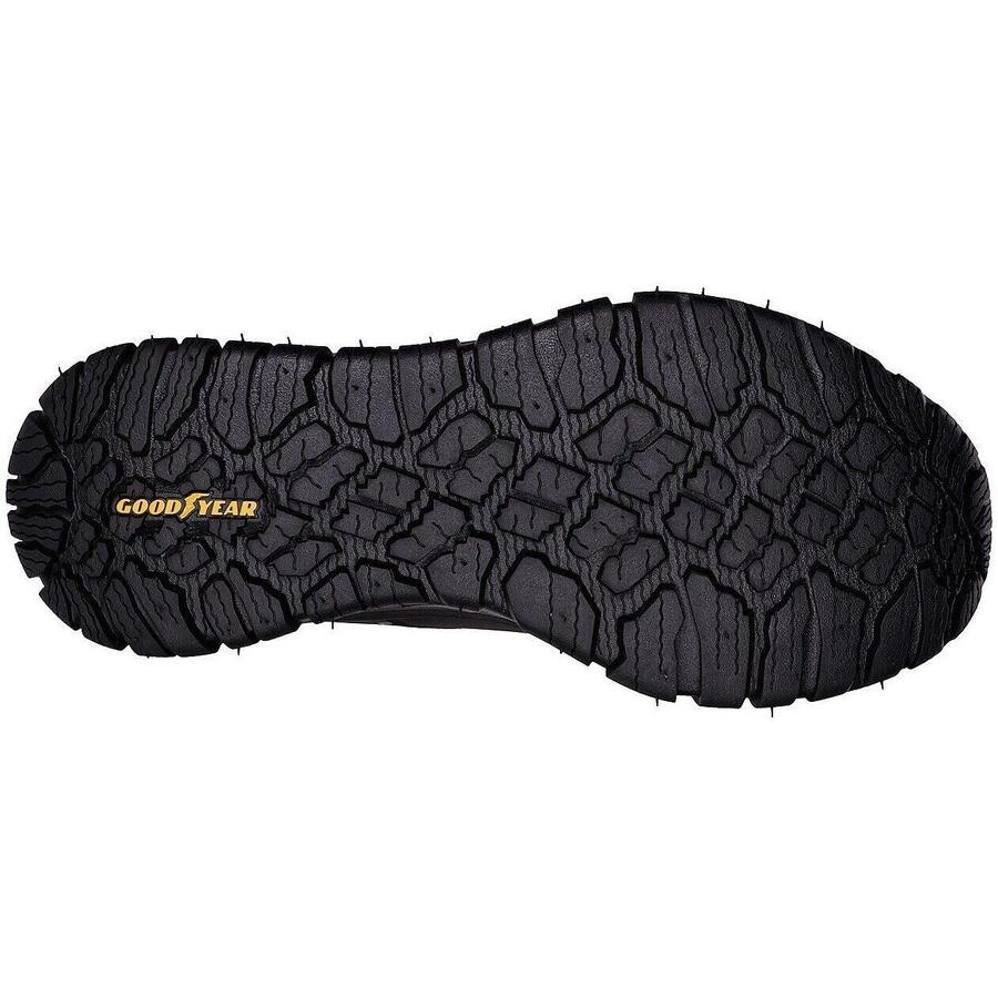 Кроссовки Skechers Arch Fit Road Walker - Recon, чёрные, мужские — фото 4