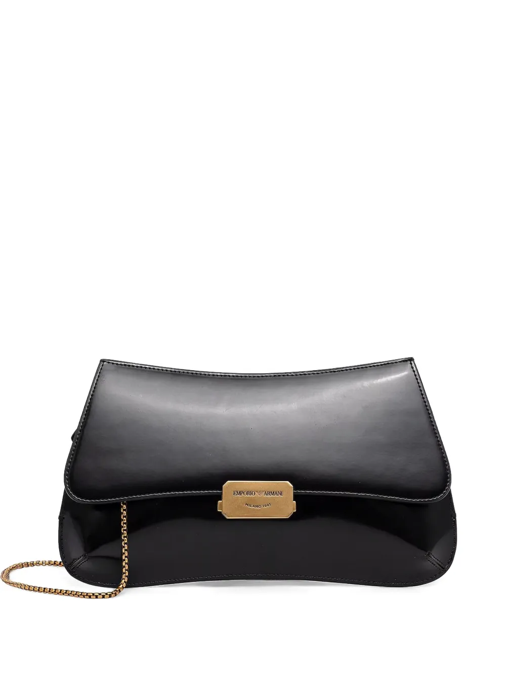 

Клатч с логотипом EMPORIO ARMANI, черный