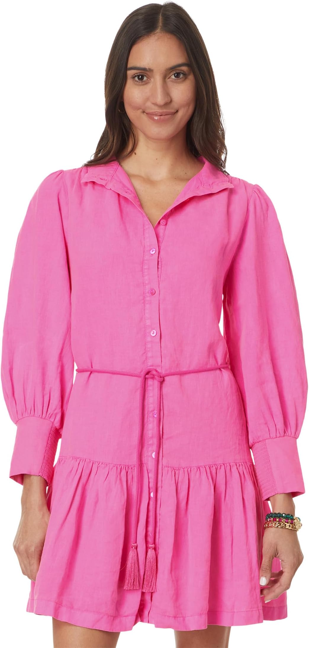 

Платье Lilly Pulitzer Drena Linen Dress, цвет Passion Fruit Pink