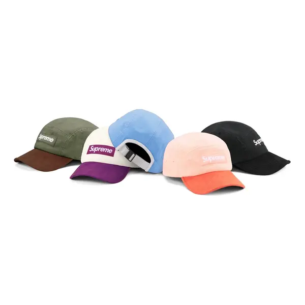 

Бейсболка suede visor camp cap 'multi-color' Supreme, мультиколор