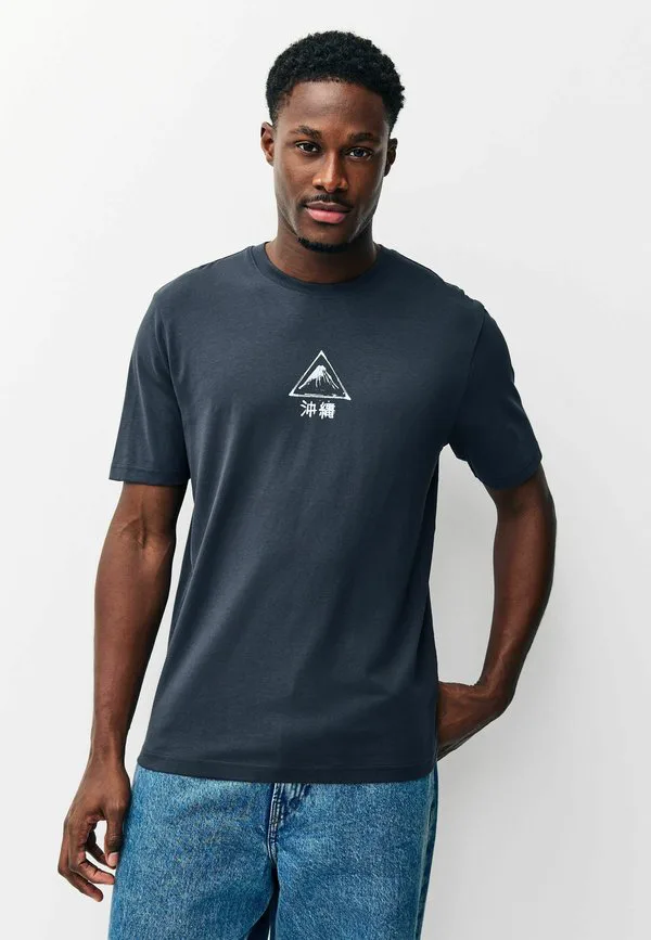 Футболка с вышитым принтом Next, Navy Ecru White Teal — фото 2