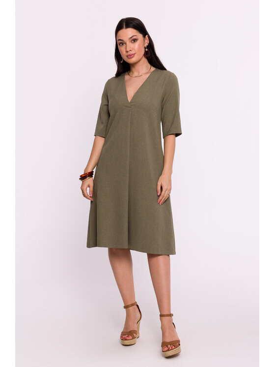 

Белла fit вечернее платье Bewear, хаки