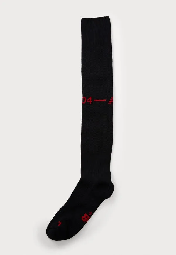 Детские носки bayer 04, высокие носки до колена New Balance, Black/Red