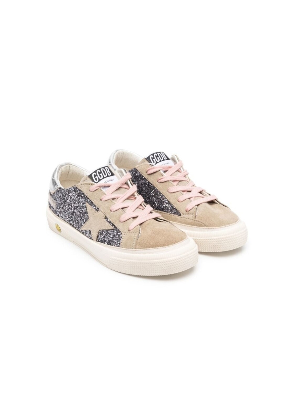 

Golden Goose Kids кеды Superstar, серый