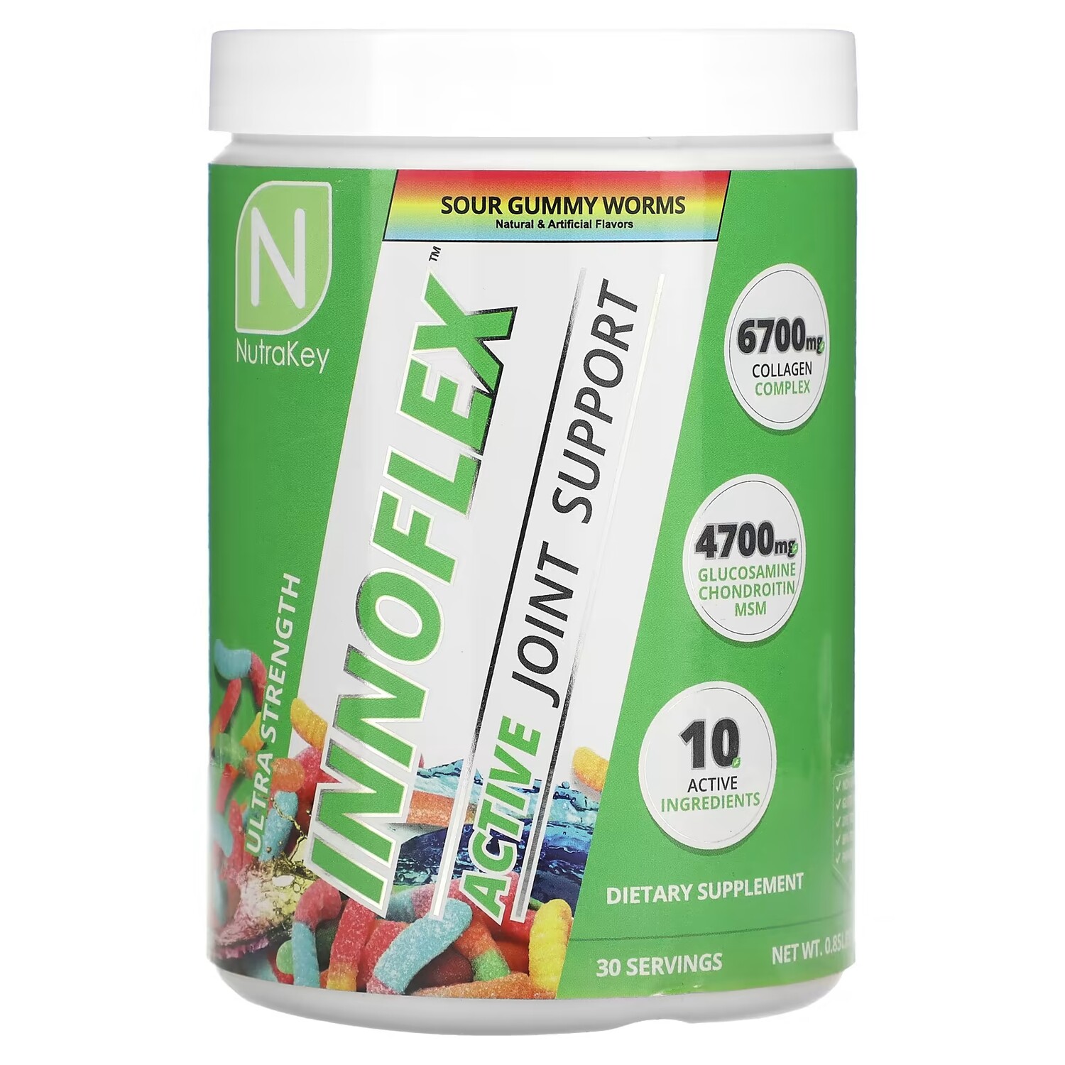 

Пищевые добавки Nutrakey Innoflex кислые мармеладки, 387 г
