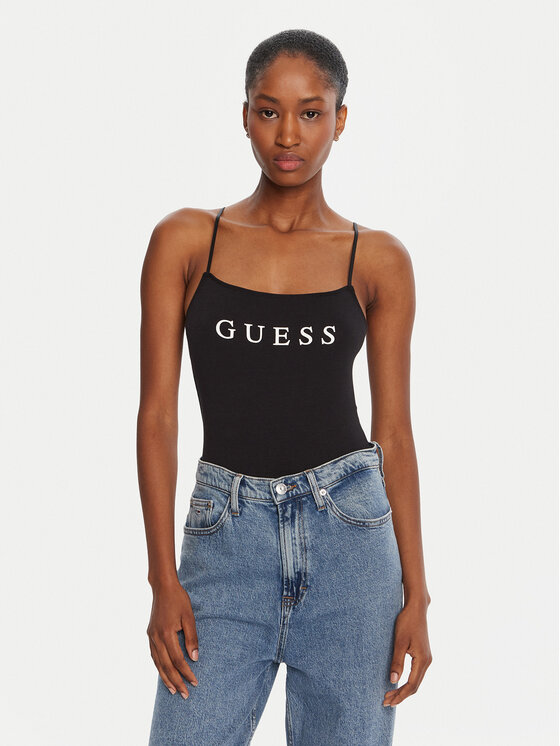 

Боди regular fit O5RM11 KBBU1 Guess, чёрный