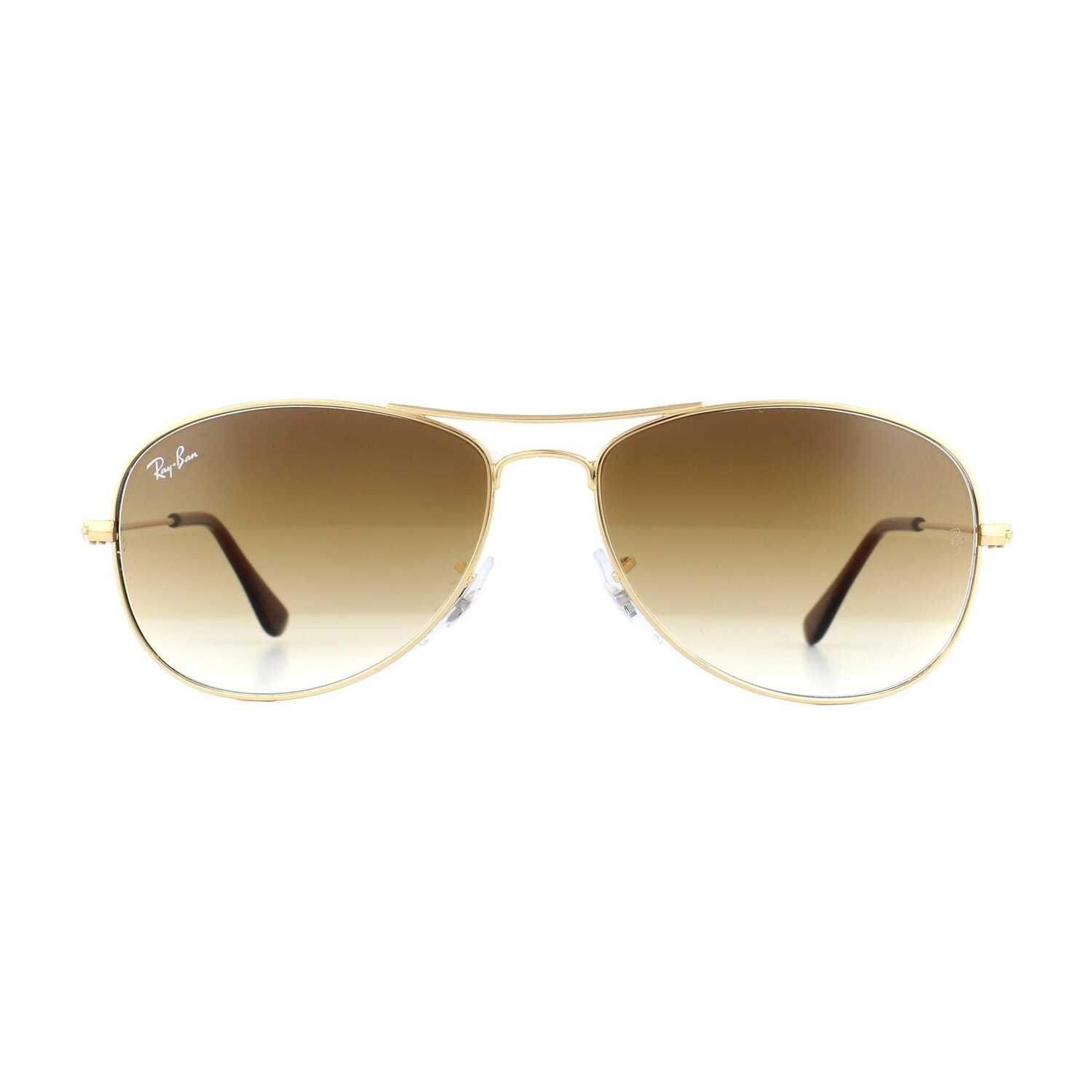 

Золотисто-коричневые солнцезащитные очки-авиаторы с градиентом Ray-Ban, золото