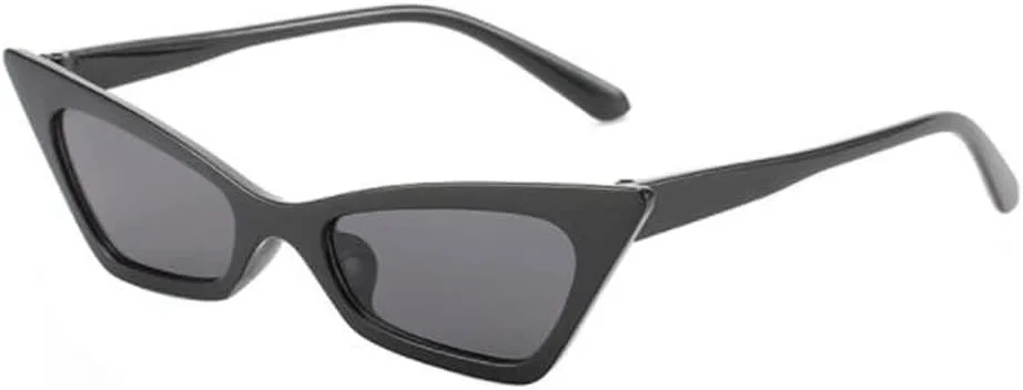 

Солнцезащитные очки «кошачий глаз» в маленькой оправе для мужчин и женщин, модные, с разноцветной оправой (черная оправа, серые вкрапления) Weloveushop, Gray