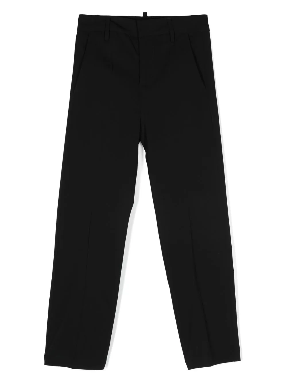 

Прямые брюки со складками DSQUARED2 KIDS, черный