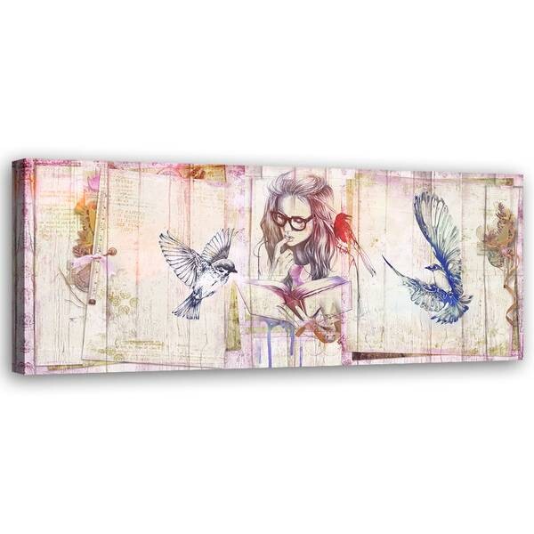 

Картина арт-принт KUNSTLOFT Whispers from the Pages, бежевый