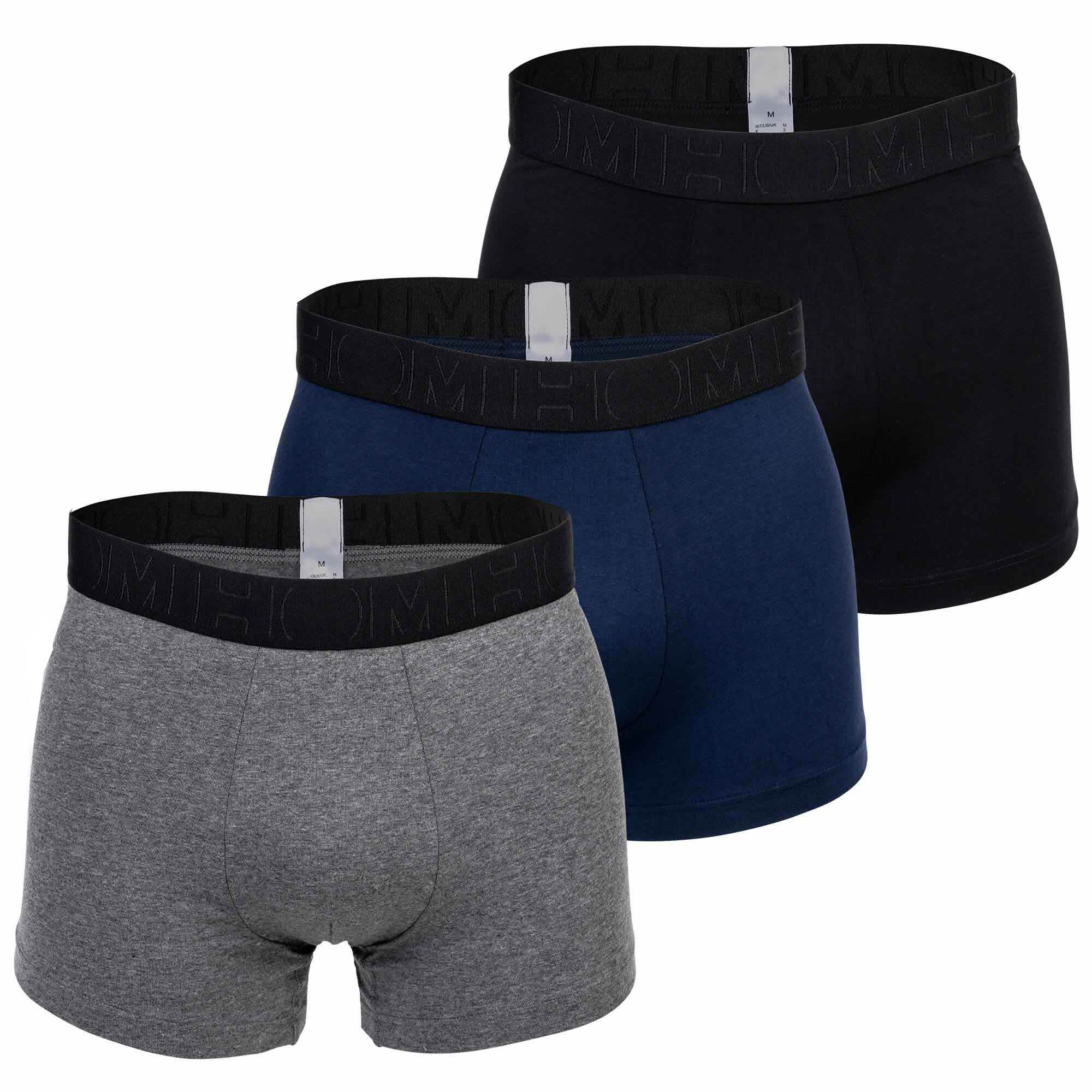 

Боксеры HOM Boxershort 3 шт, цвет Schwarz/Blau/Grau