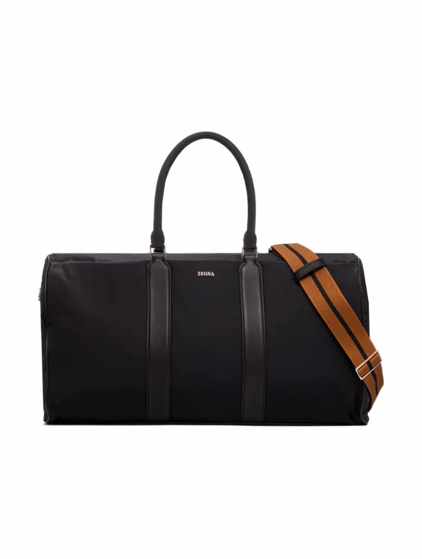 

Дорожная сумка с логотипом Zegna, черный