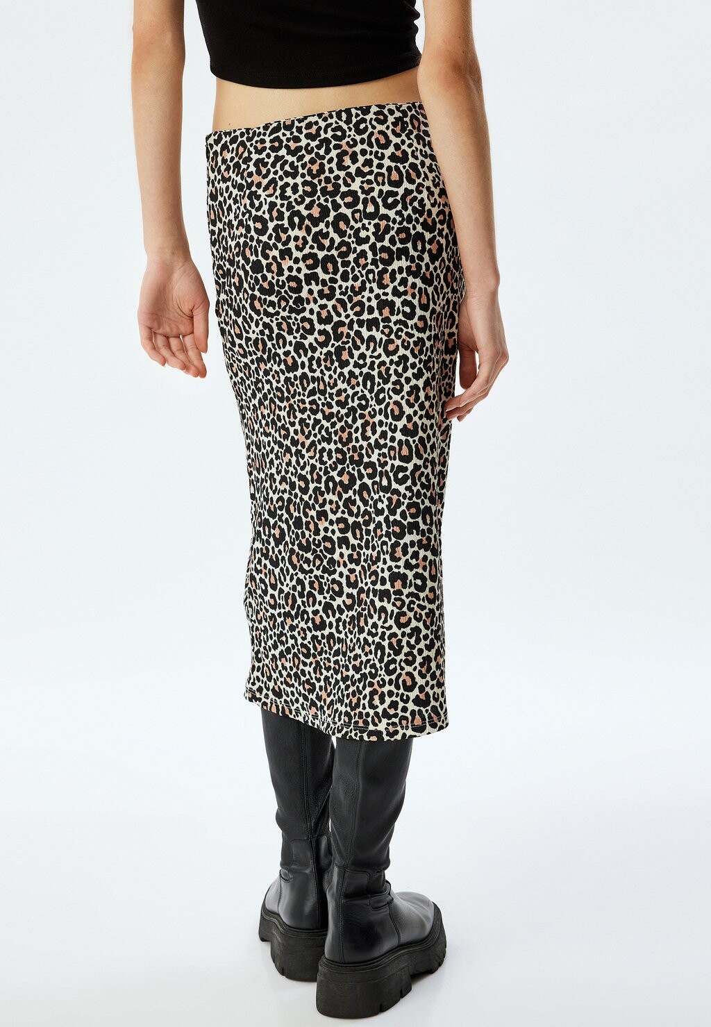 

Юбка-карандаш LEOPARD Koton, черный