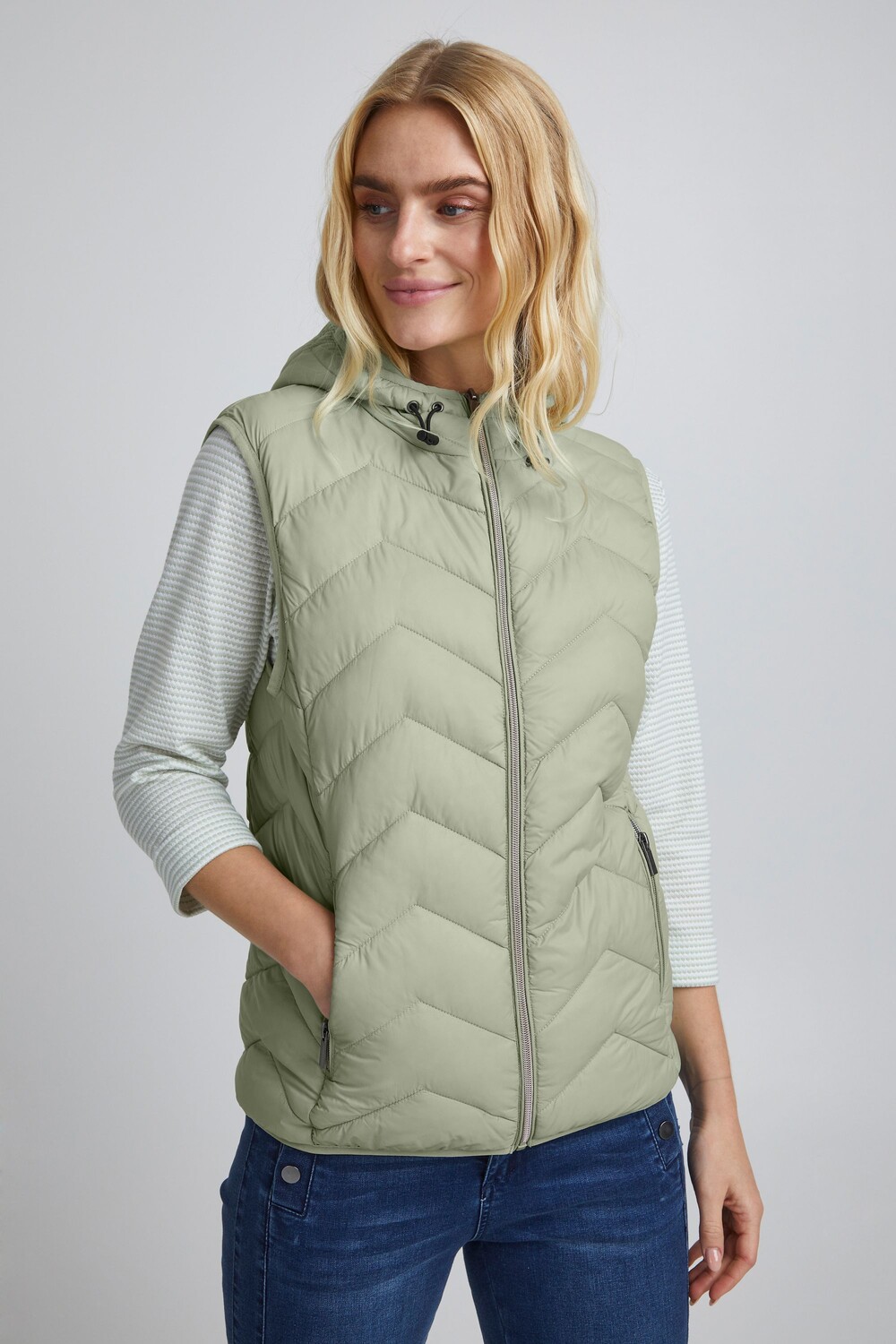 

Утепленный жилет Fransa FRBAPADDING 6 Waistcoat 20610133, зеленый