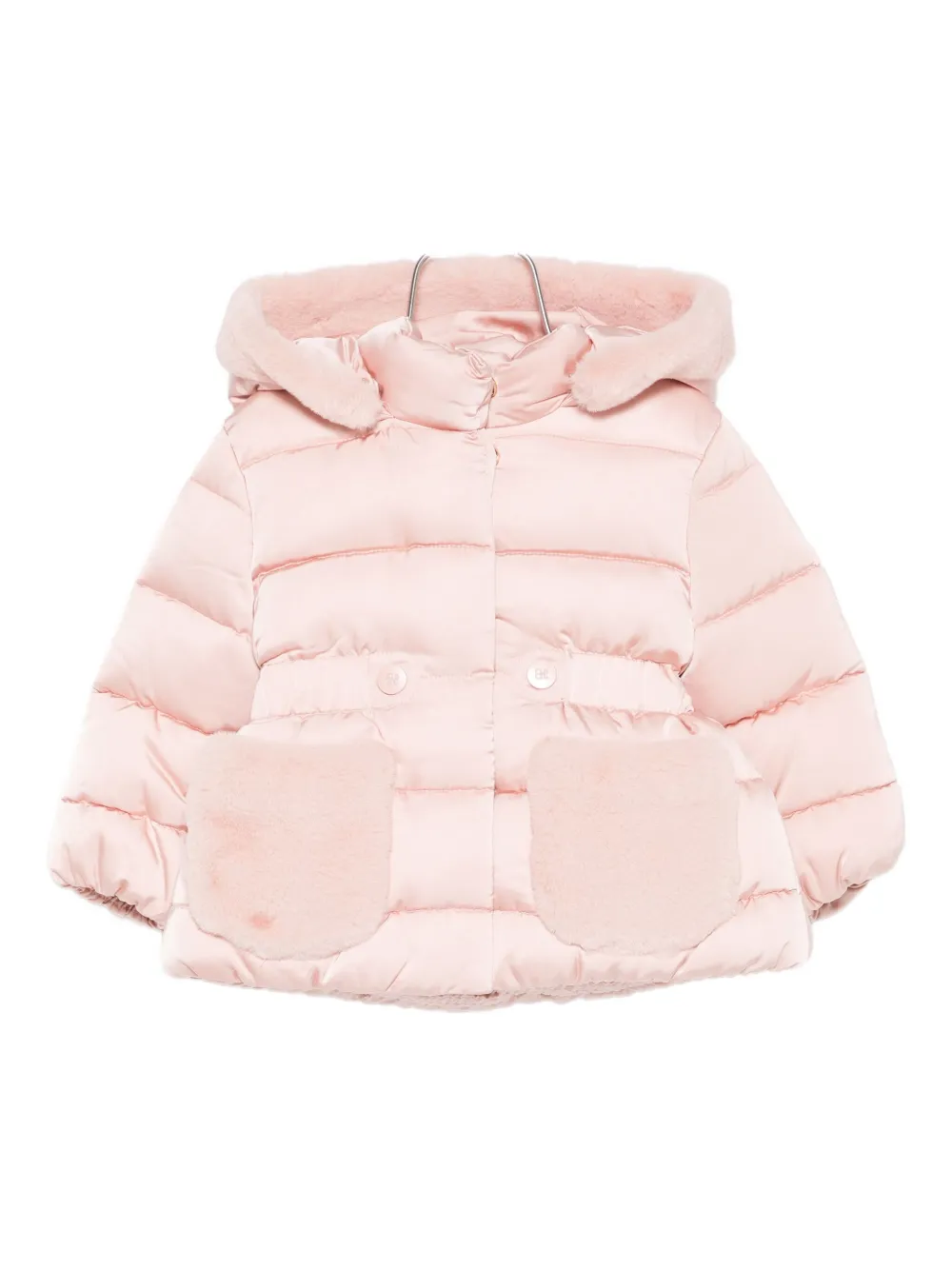 

Стеганая куртка с капюшоном Abel & Lula, розовый