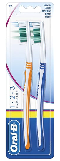 

Зубная щетка Oral-B 1-2-3 Twin Зубная щетка 2 шт., Braun Oral- B