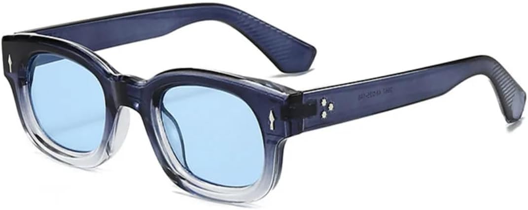 

Солнцезащитные очки с защитой UV400 | Маленькая оправа, линзы конфетного цвета | Для женщин и мужчин, для занятий спортом на открытом воздухе и путешествий DSVIGF, Blue-blue