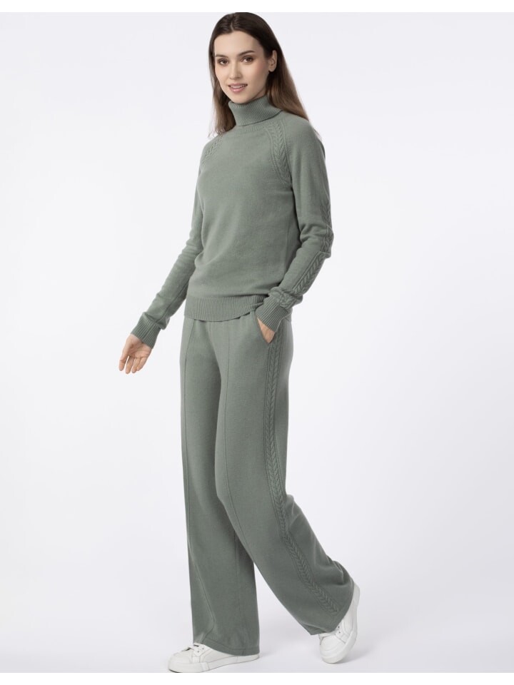 

Тканевые брюки Marc and Andre Hose Braided Elegance, зеленый