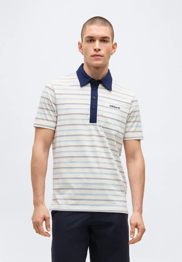 Полосатая рубашка поло Adidas Golf Originals, White