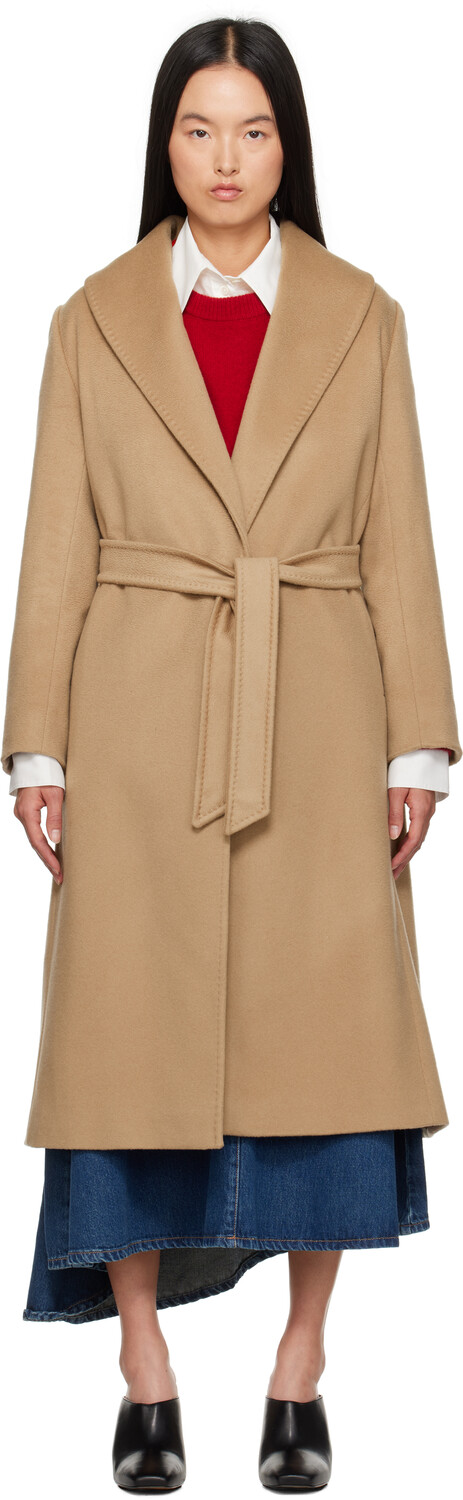 

Пальто цвета загара Loriana Max Mara