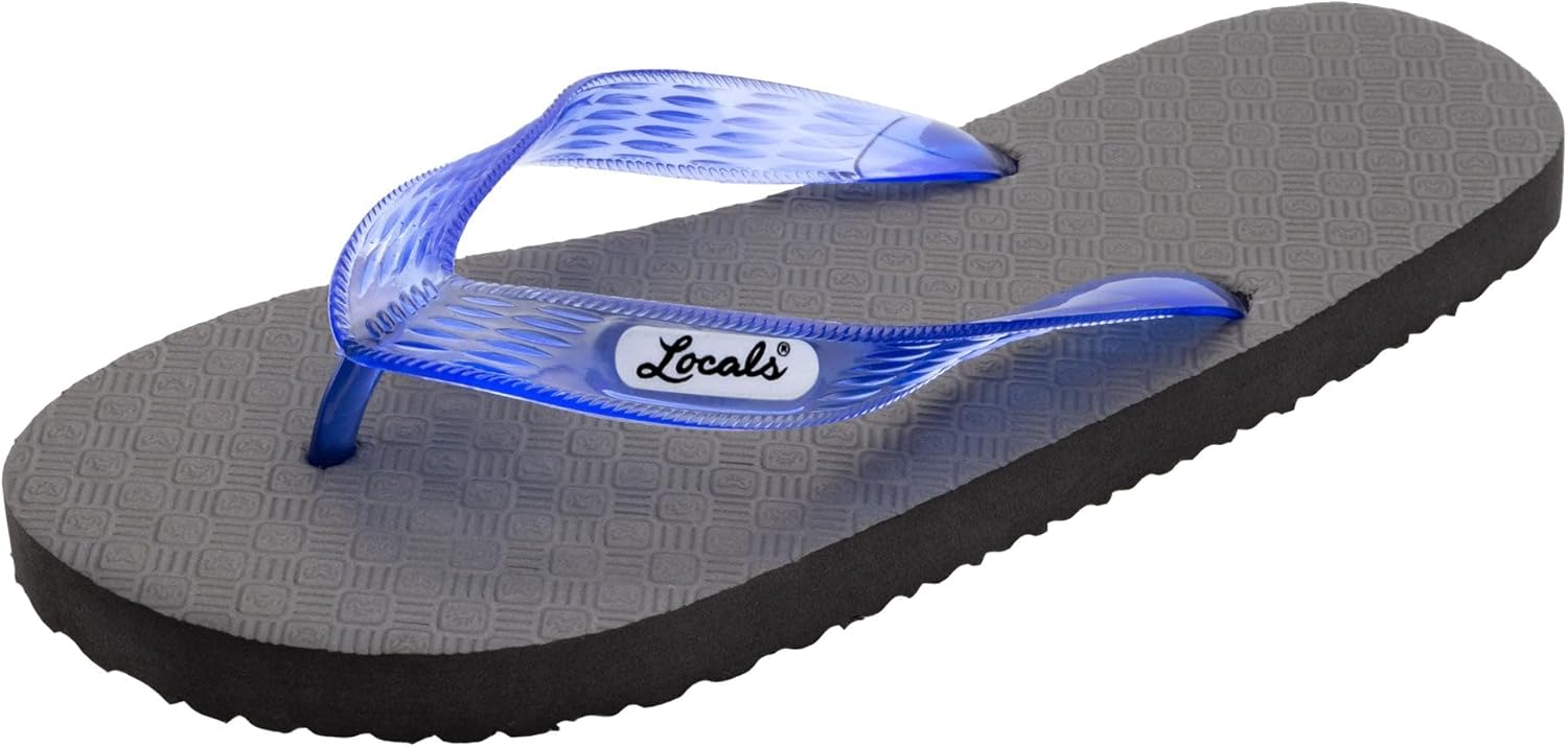 

Оригинальные шлепанцы Locals Hawaii унисекс, черный/синий