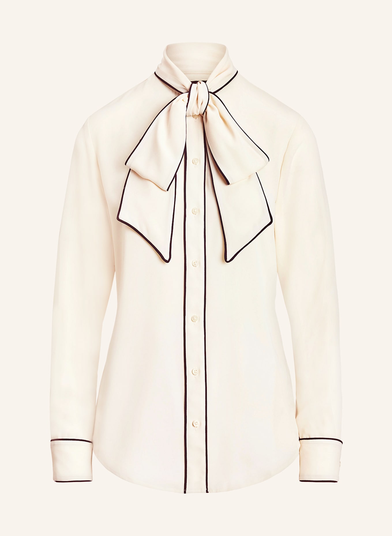 

Блузка с бантом Lauren Ralph Lauren, мультиколор