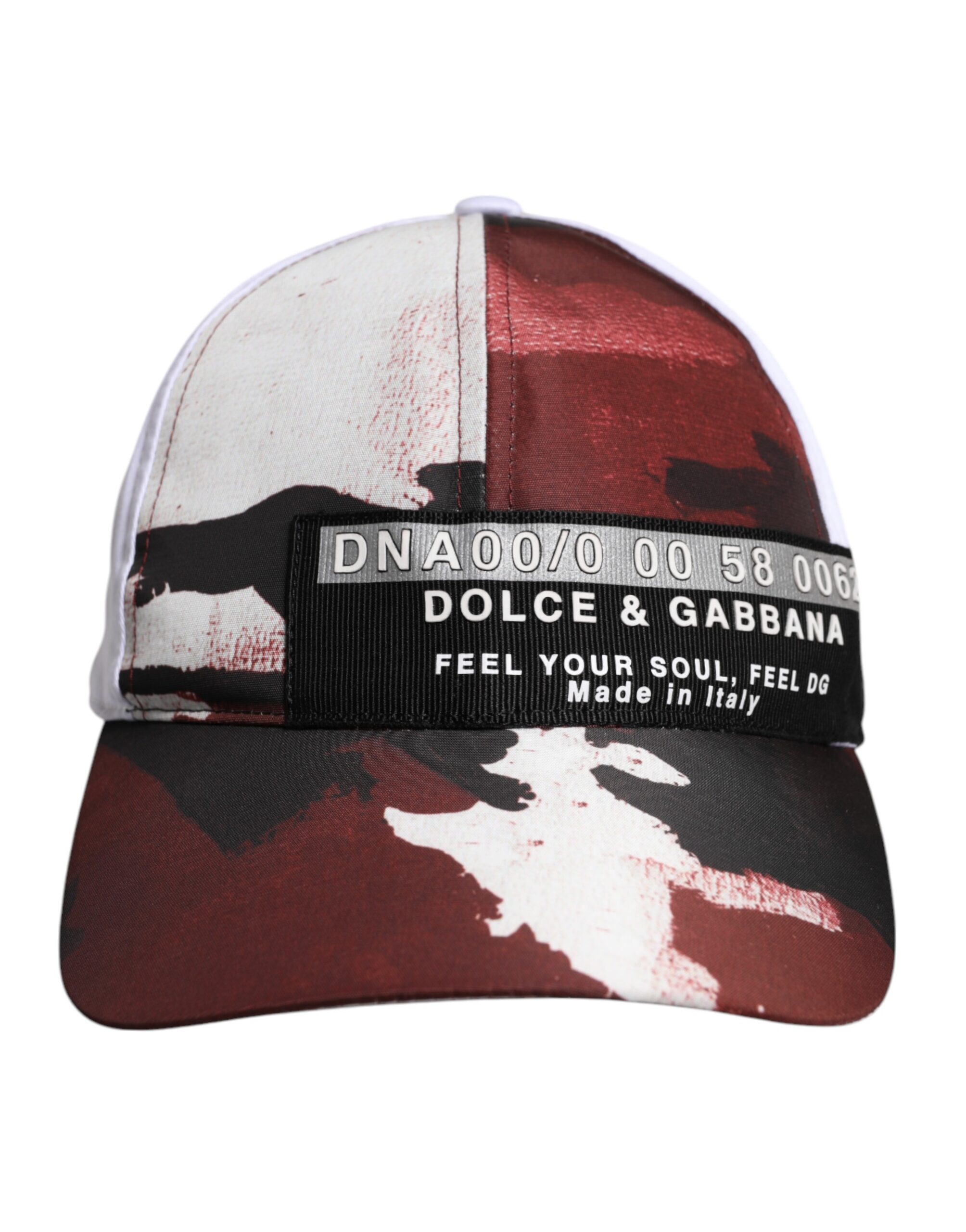 

Бейсболка белая с камуфляжным принтом, 6 панелей Dolce & Gabbana