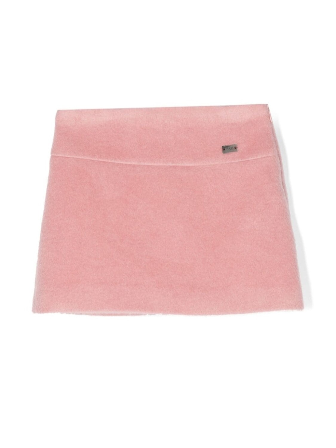 

Fay logo-plaque slip-on skirt, розовый