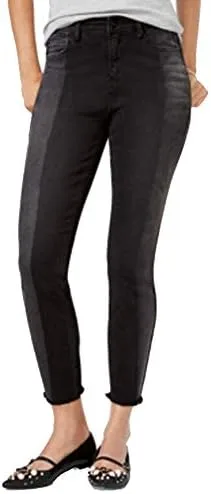 

Vanilla Star Juniors Two Tone Shadow Stripe Skinny Jeans