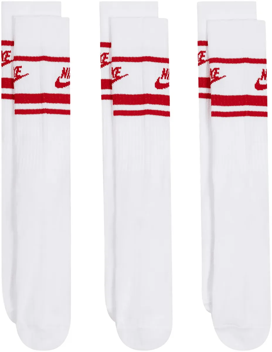 

Спортивные носки Nike Sportswear "Everyday Essential Crew Socks (Pairs)" (упаковка, 3 пары), красный